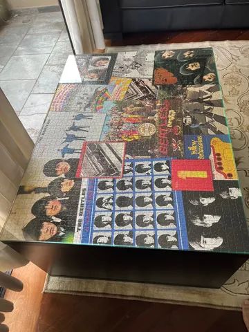 Mesa de centro quebra cabeça dos Beatles  - Foto 4