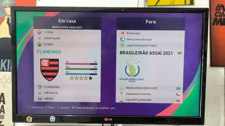 Atualização Pes 2024 para PS4 - Times Brasileiros - Foto 2