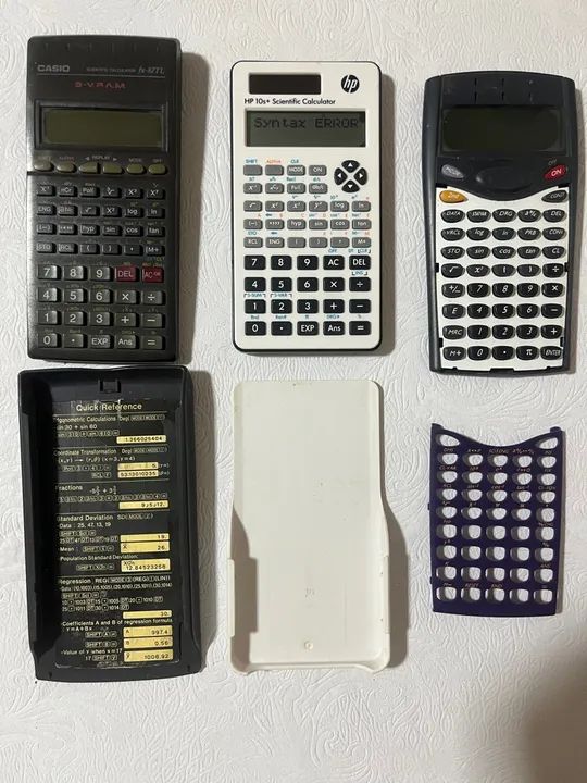 Lote com 3 calculadoras Científicas HP e CASIO - Foto 2