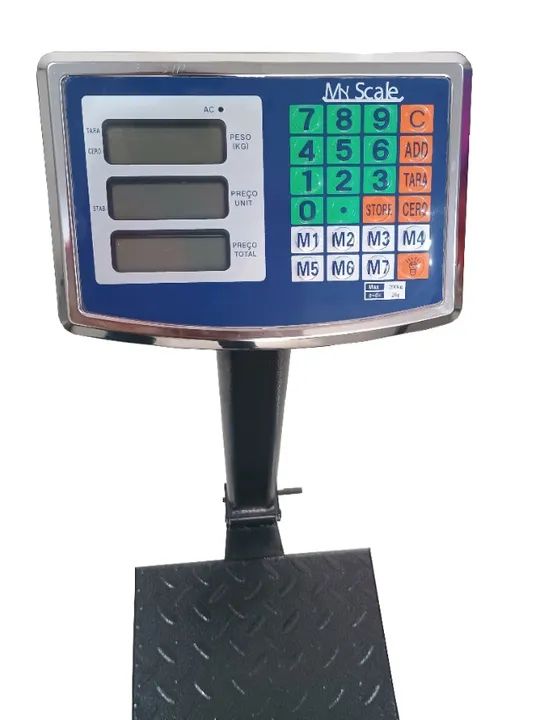 Balança Digital 150kg Bivolt plataforma - Foto 5