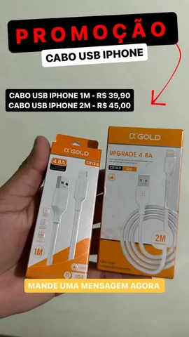 CARREGADOR DE IPHONE COMPLETO CABO E FONTE