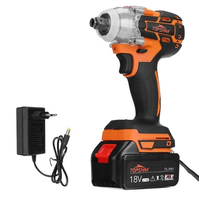 Parafusadeira Chave De Impacto Topshak Ts-pw1 Brushless 18v