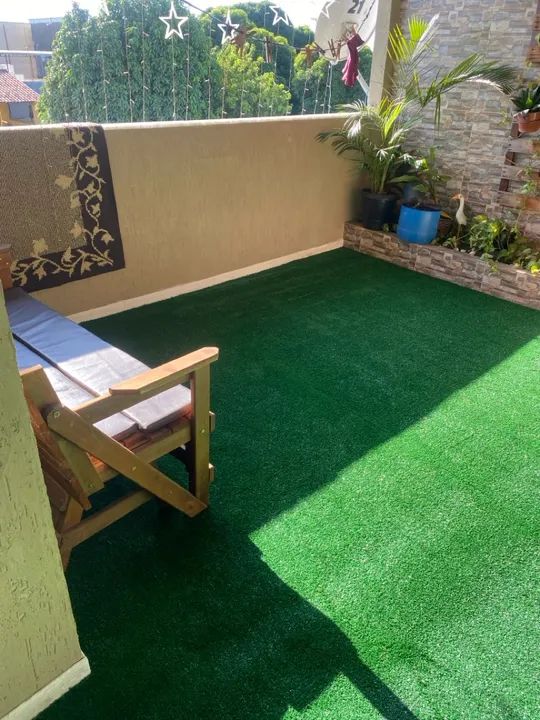 Grama 12mm verde o preço está com instalação  - Foto 3