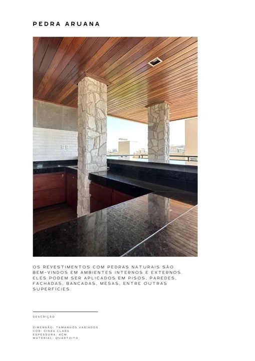 Pedra Black Attack - Revestimento em Pedra Natural - Foto 5