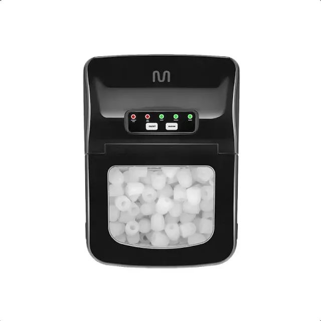 Maquina de gelo portatil multilaser 12kg dia 220v preto - Foto 2