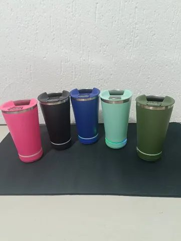 Copo térmico musical com alto-falantes e com abridor em 10 x sem juros no cartão!! - Foto 2