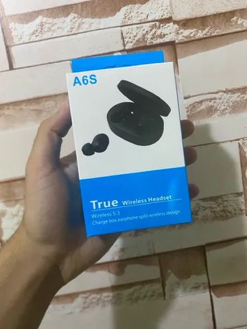 Fone de ouvido sem fio bluetooth A6S novo lacrado  - Foto 3