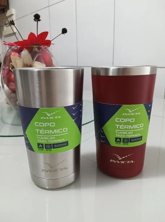 Copo Térmico Invicta 500ml - Novo