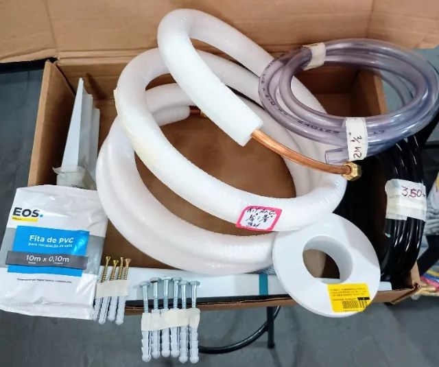 Kit instalação Ar condicionado split 9 a 12000 BTUs 