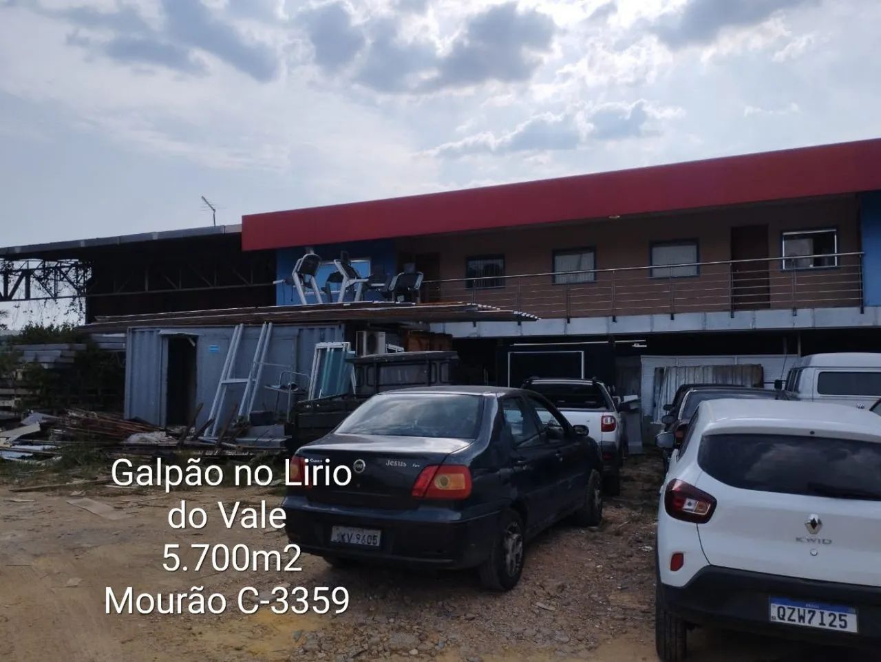 Galpão (aberto) no Lírio do Vale com +- 3.000m2 em terreno de 5.700m2. Documentado. Área C