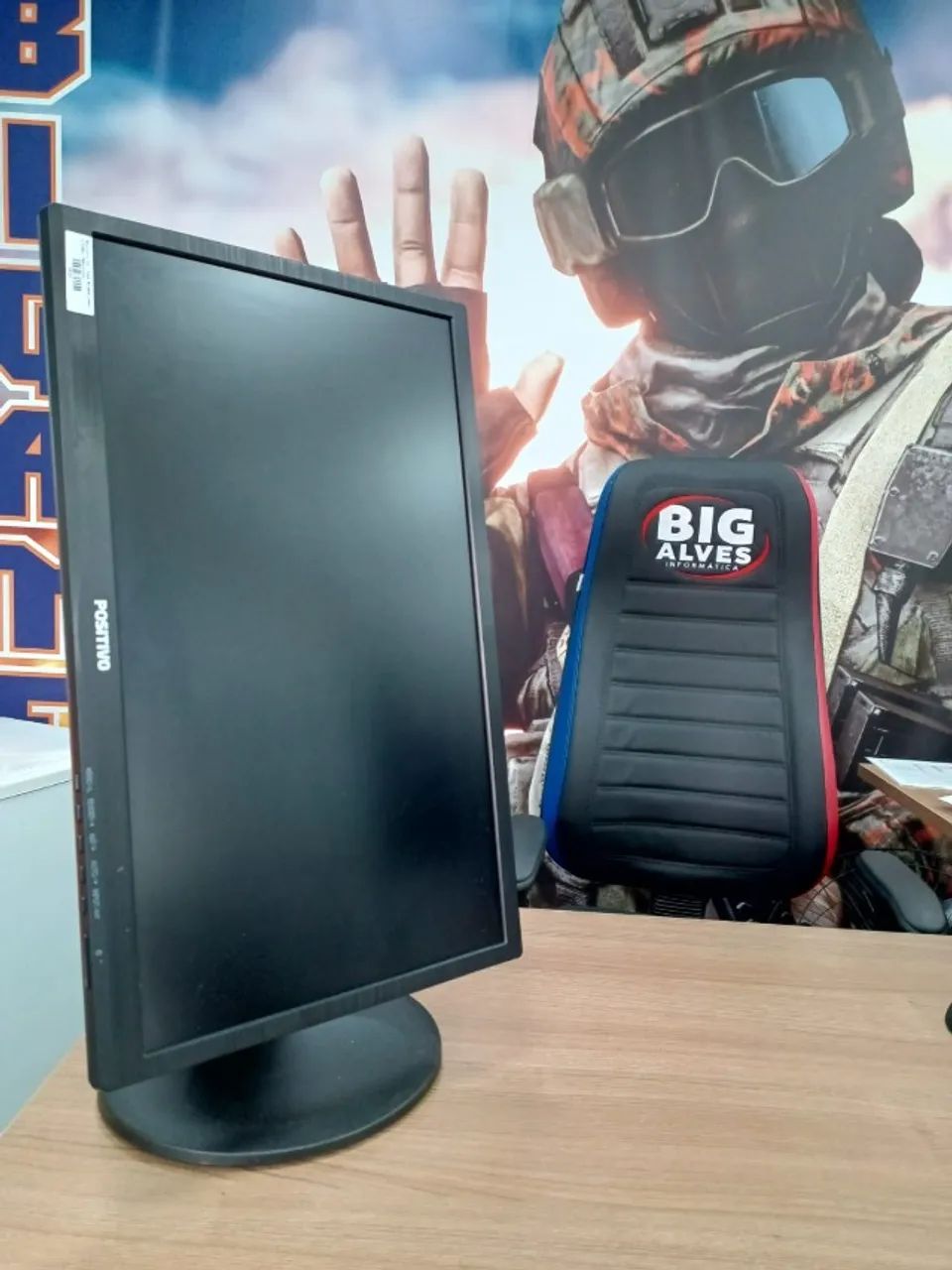 Monitor 22" Led Widescreen C/hdmi Seminovo - Big Alves Informática - Foto 2