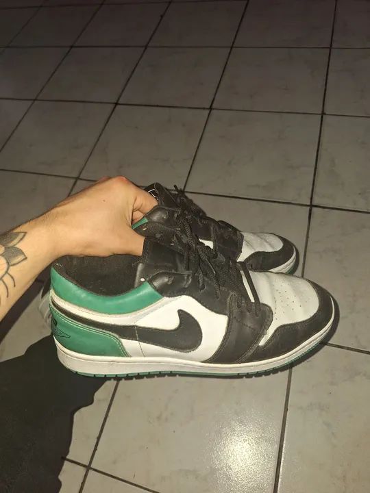 Dunk verde nike de primeira linha - Usada