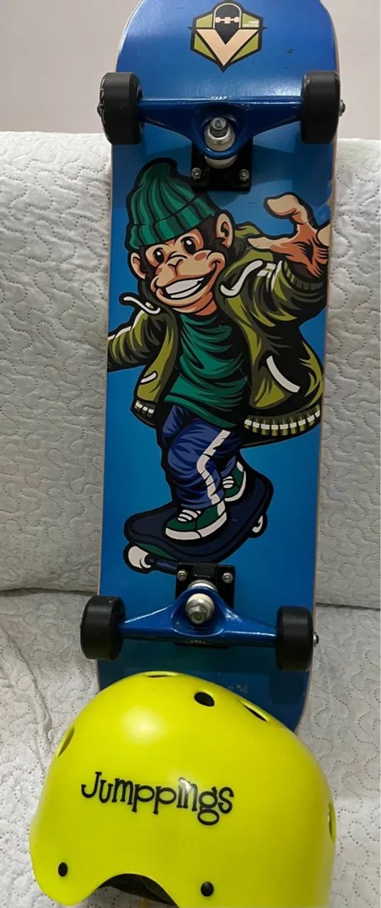 Skate Completo - praticamente sem uso - Foto 4