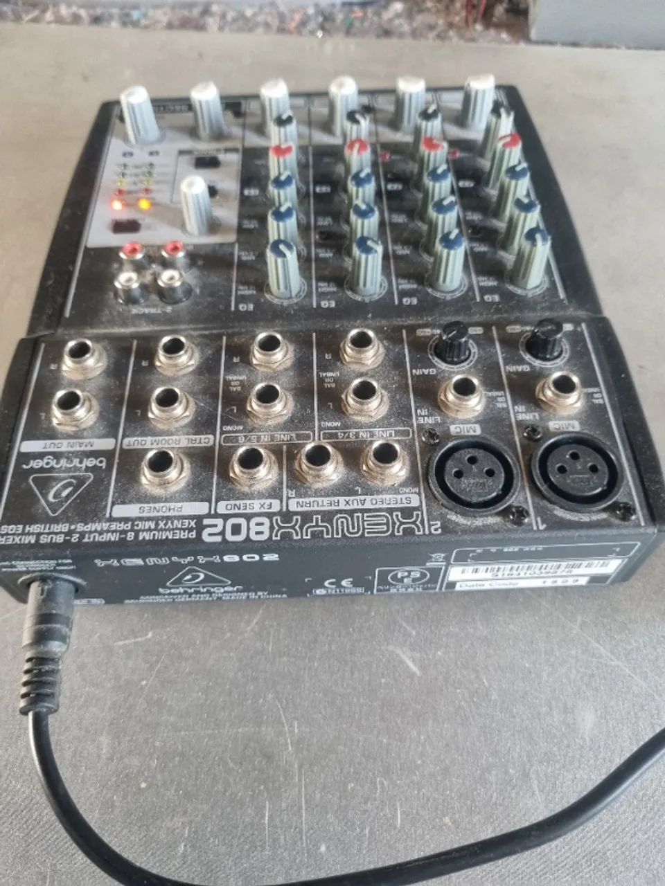 Mesa De Som Behringer Xenyx 802 6 Cana tudo funciona perfeitamente - Foto 4