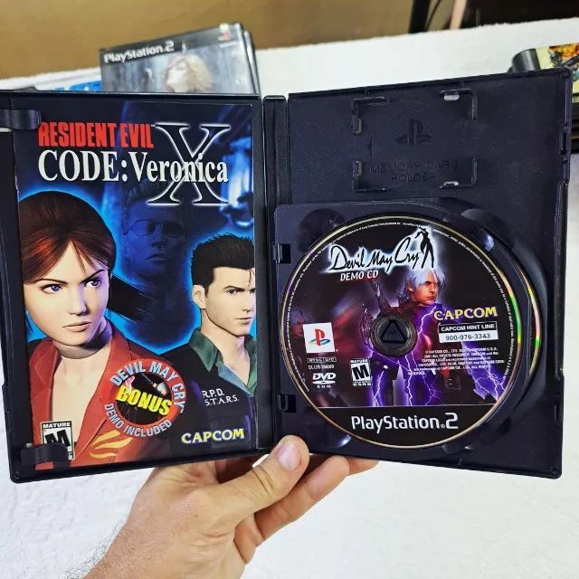 Resident Evil: Code Veronica X Original Completo Ps2 + Bonus Devil May Cry - Playstation 2 - Foto 2