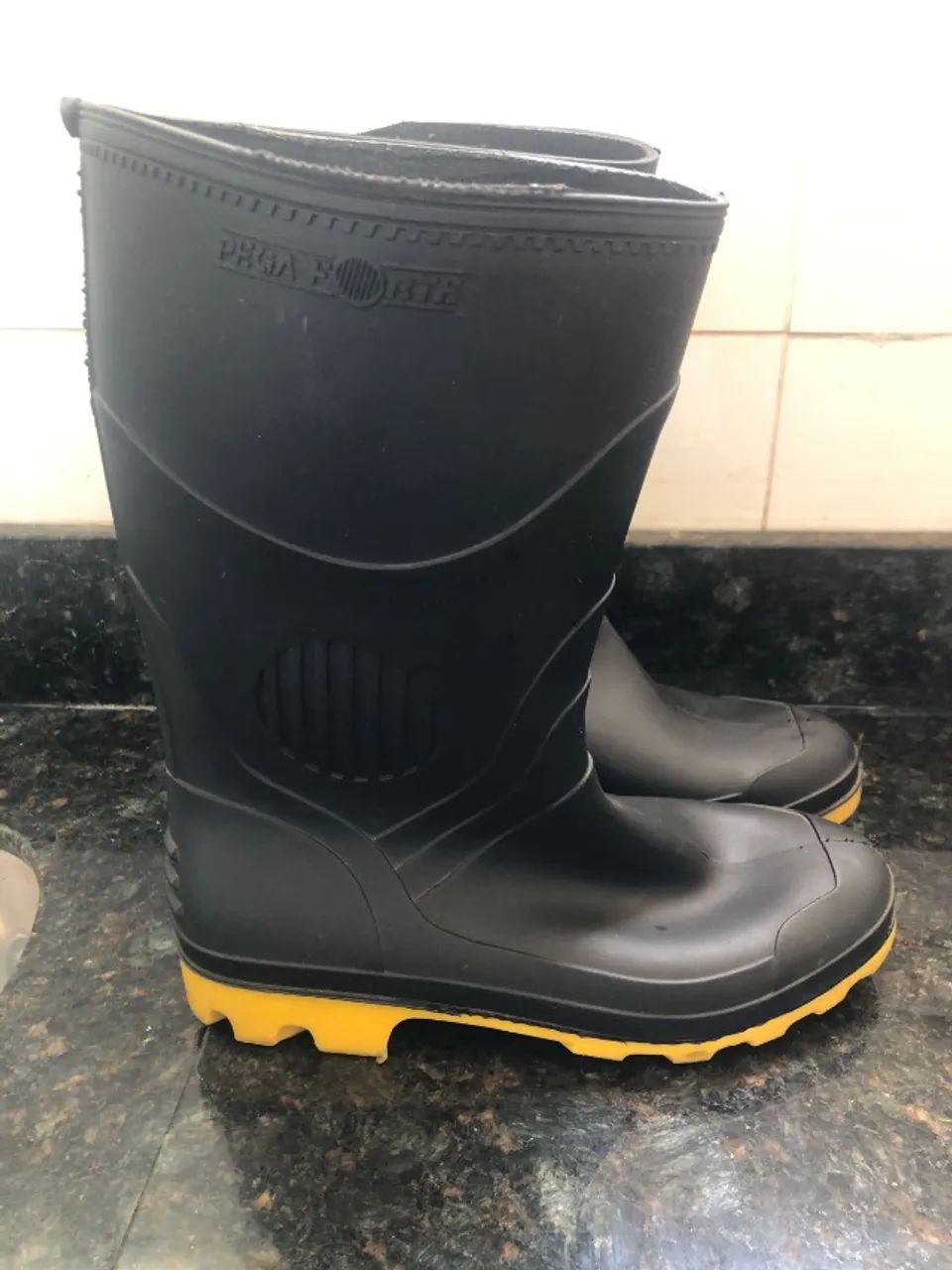 Bota PVC Impermeável preta - Grendene64308976292865123