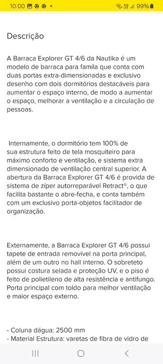 Barraca Ntk gran turismo Explorer 4/6 - Não aceito oferta  - Foto 5