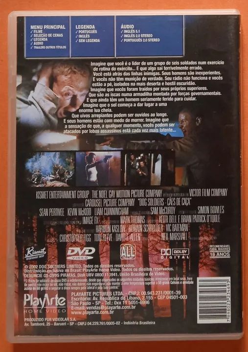 DVD Dog Soldiers - Cães de Caça - Foto 2