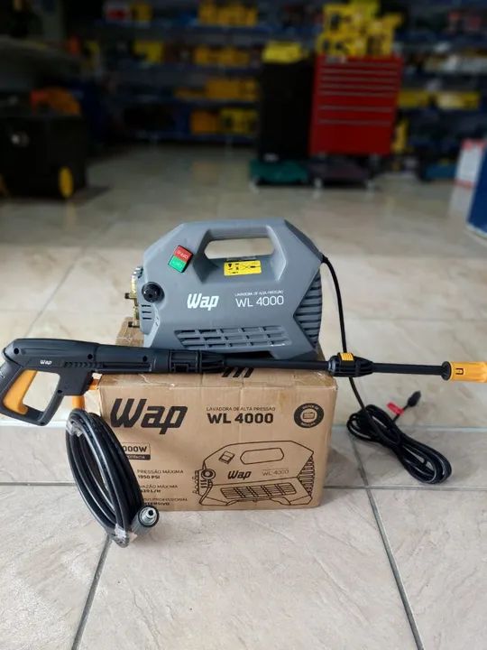 Lavadora de Alta Pressão 1950Psi e 2000w Profissional - Wap WL4000(Loja)