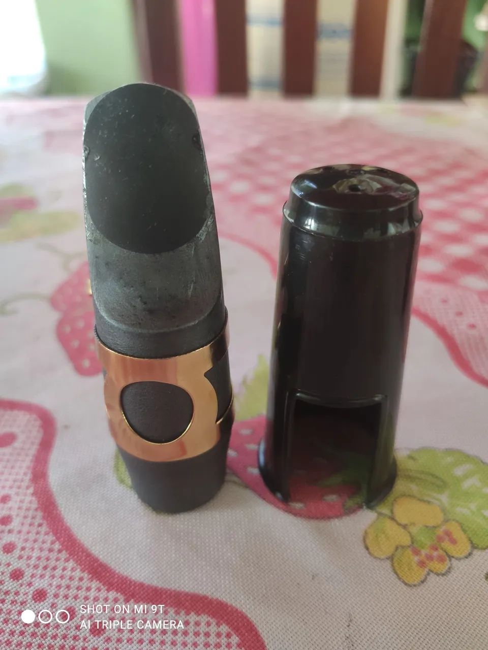Boquilha Sax Alto TF Jumbo Java Cinza Completa  - Foto 3