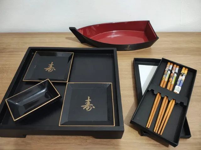 Kit Comida Japonesa Para 2 Pessoas Sushi Barca