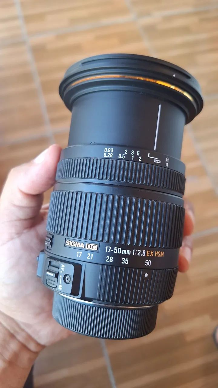 Lente Sigma 17-50 2.8 EX DC OS HSM ( para Nikon ) - Câmeras e