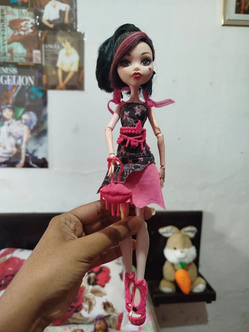 Boneca Monster High Draculaura Frights, Camera, Action! - (Sem o colar) 