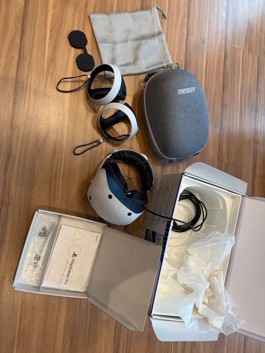 Óculos VR2 PlayStation completo com garantia e case  - Foto 4
