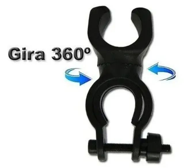 Suporte Lanterna Bicicleta Guidão Bike - Foto 3