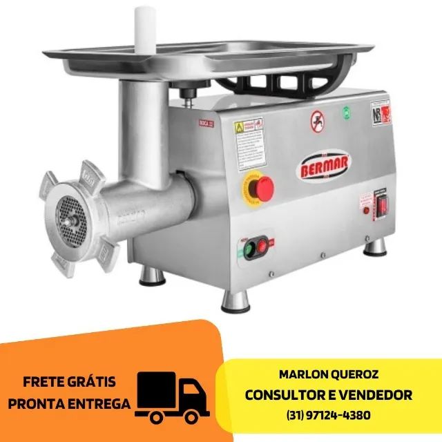Moedor de Carne Bermar Boca 22 Inox 