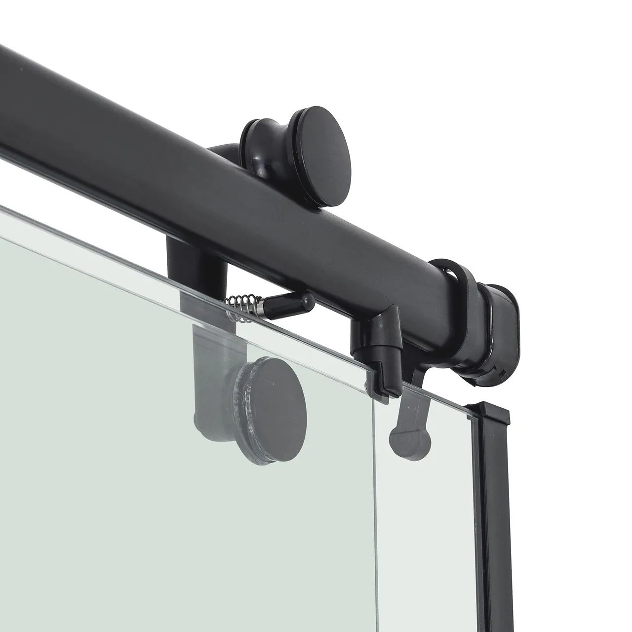 box para banheiro 85x190 cm vidro incolor de canto 4 folhas elegance speed temper - Foto 4