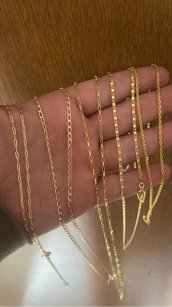 CORRENTE BANHADA A OURO 18k A PARTIR DE 129,90 