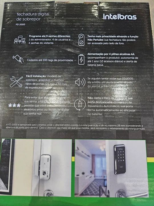 Fechadura eletrônica INTELBRAS  - Foto 2