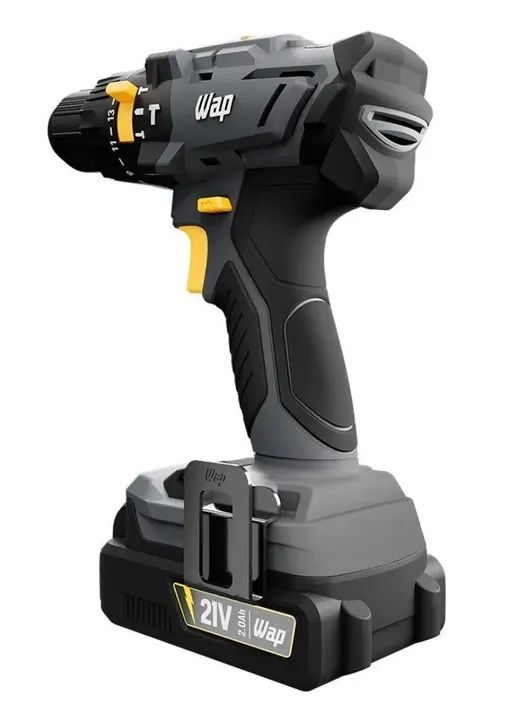 Parafusadeira E Furadeira Com Impacto Wap 3/8" Bateria 21V - Bivolt  - Foto 2