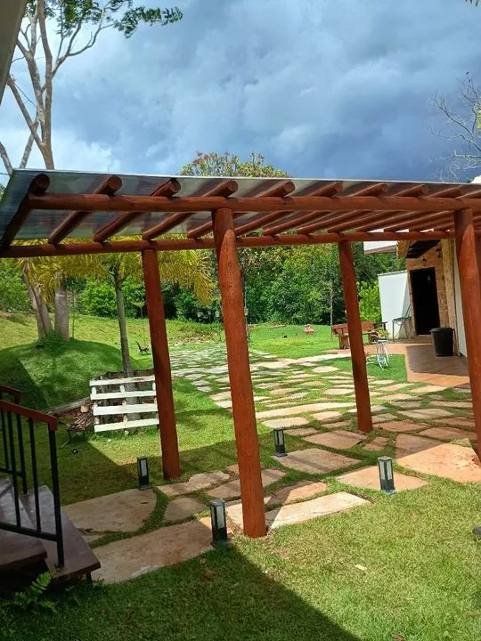 Pergolado de madeira para área externa - Foto 4