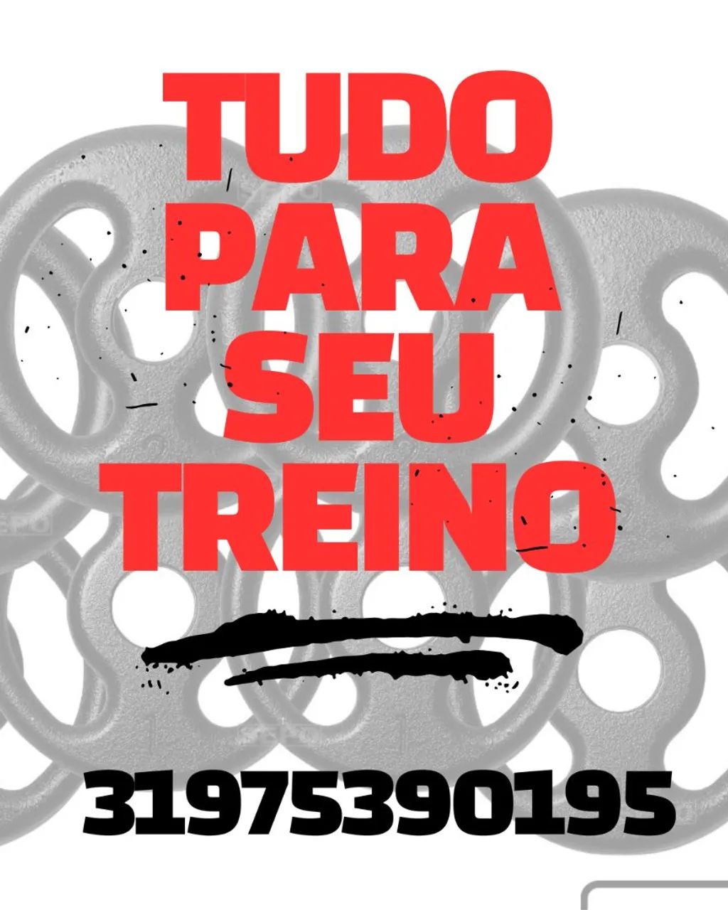 Tudo para seu treino - Anilhas barras JUMP piso halter