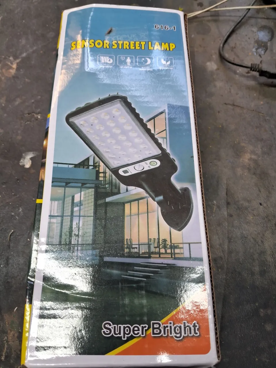 Luminária led solar