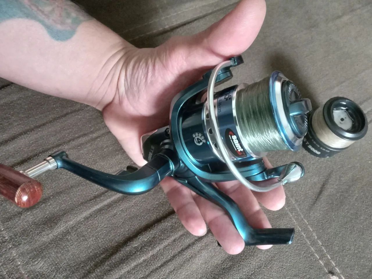 Molinete de Pesca Saint Plus ST3000 - Foto 6
