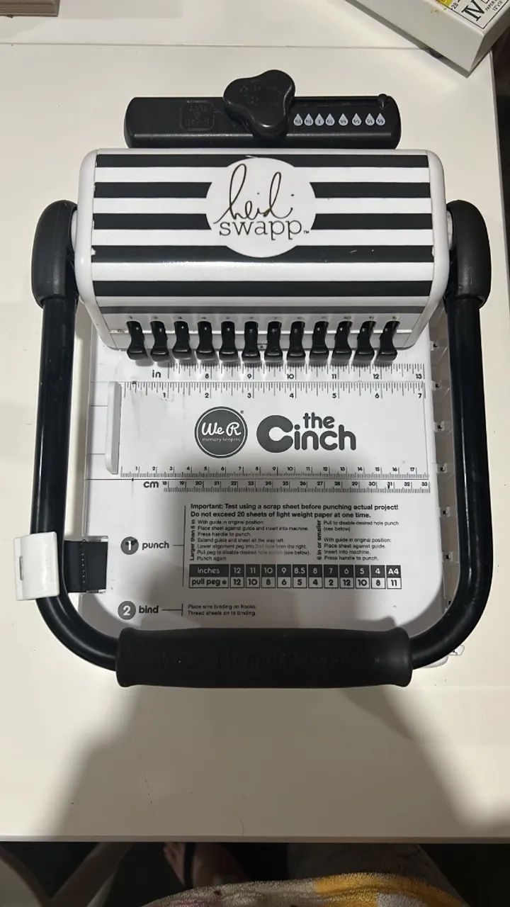 Encadernadora The Cinch - Furo Quadrado 64363471632770120