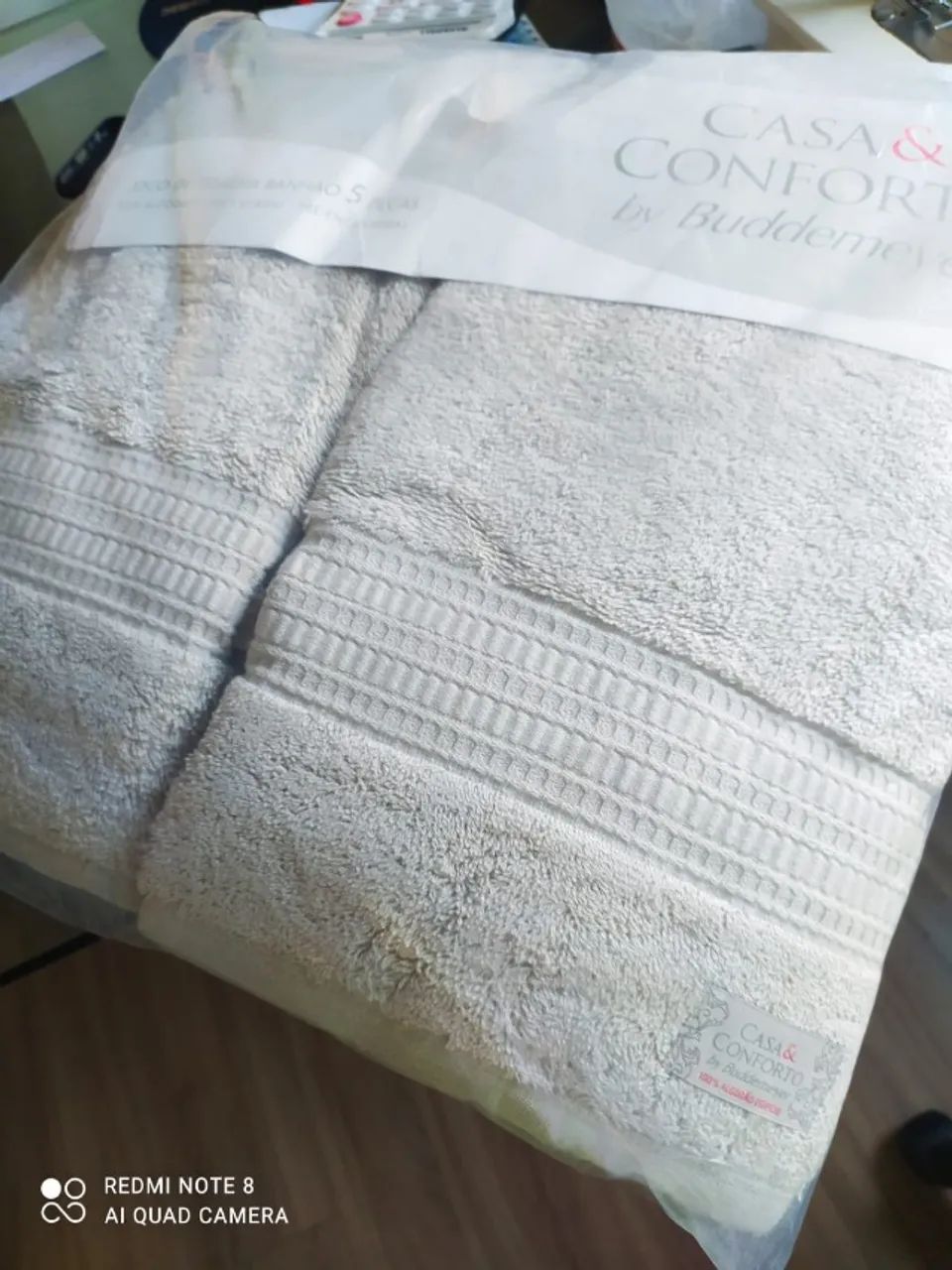 Jogo Toalhas Banhão 100% Algodão Egípcio - Foto 5