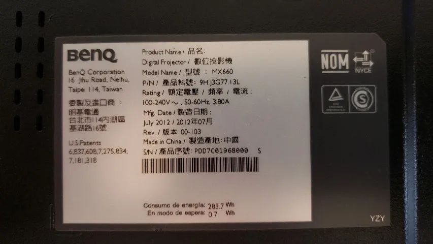 Projetor Benq Mx660 3200 Lumens Hdmi - Foto 4