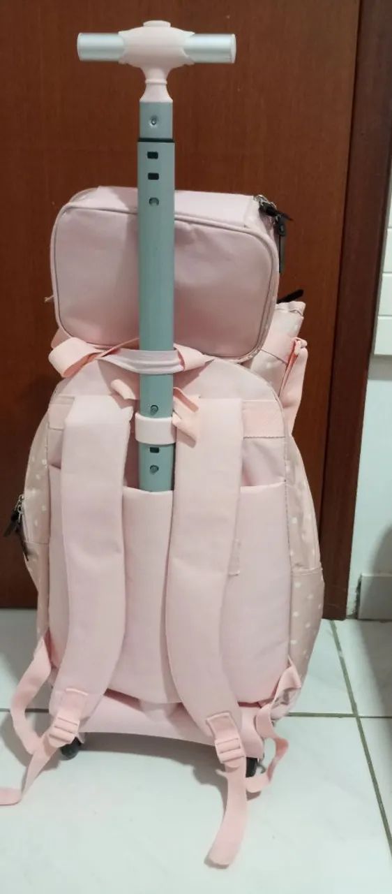 Kit completo UP4YOU infantil com rodinhas - gatinha - Foto 5