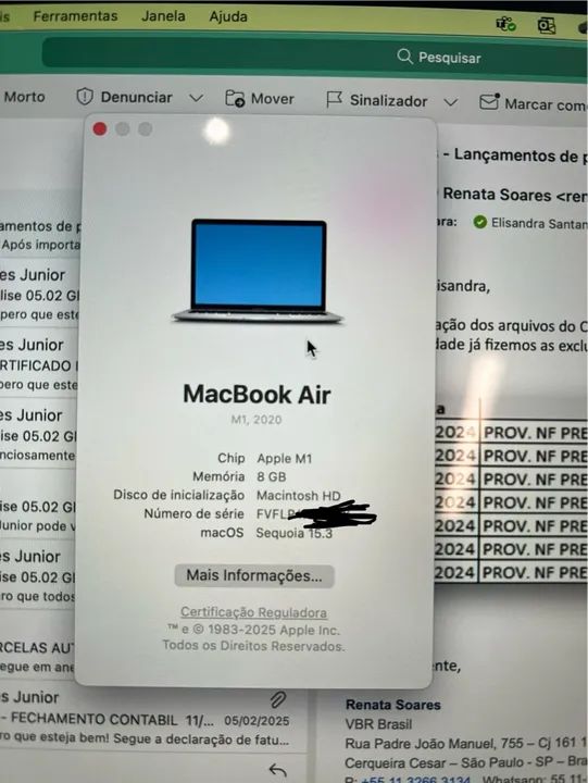 MacBook Air M1 2020 - 8GB RAM - 256GB SSD - Foto 2