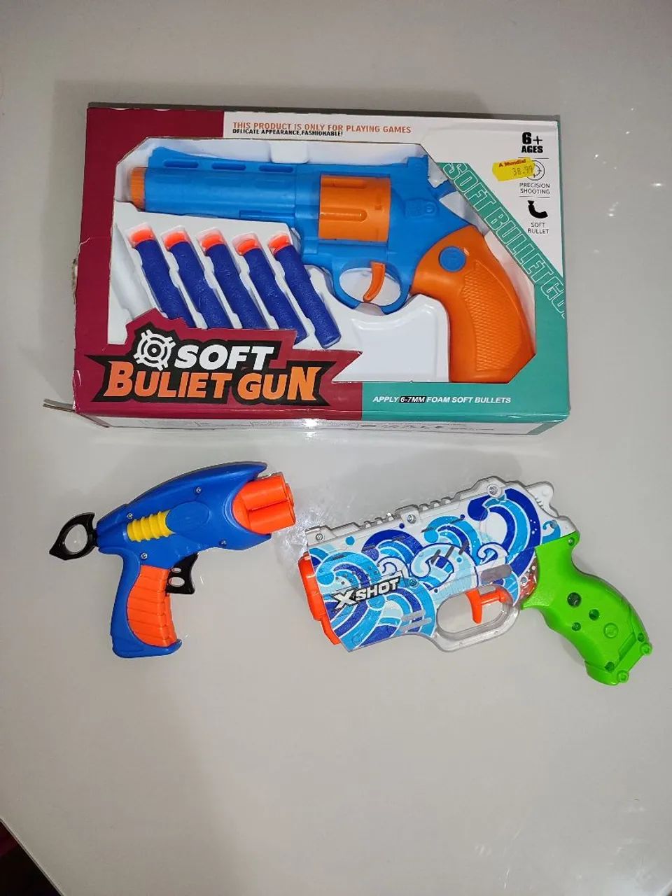 Arma de bala macia brinquedo 