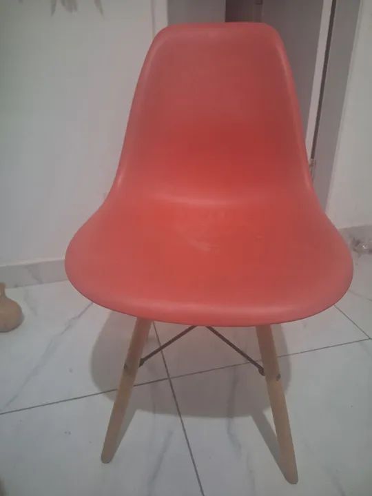 Cadeira de Escritório Vermelha - Foto 3