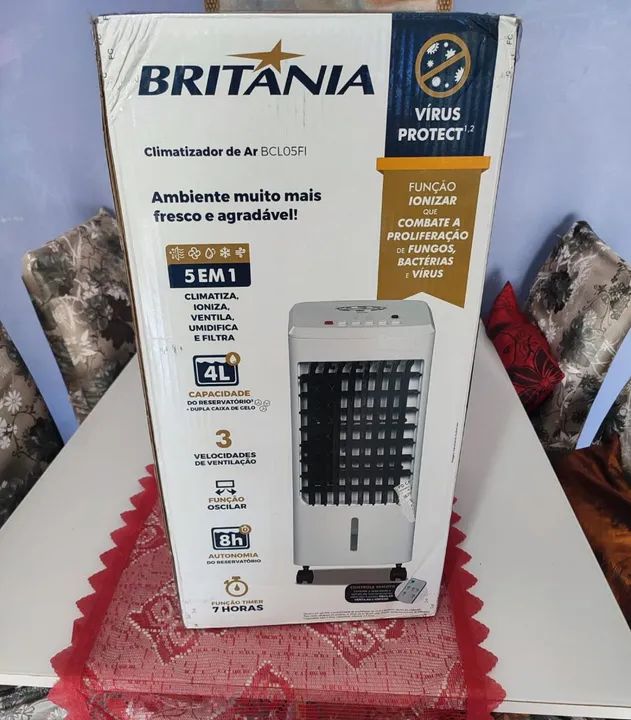 Climatizador de Ar Britânia BCLOSFI - 5 em 1