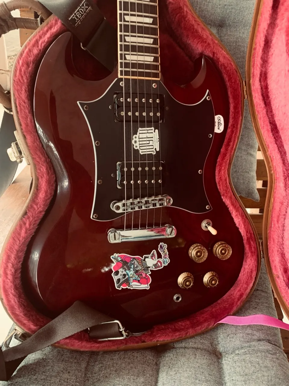 Guitarra SG Vermelha