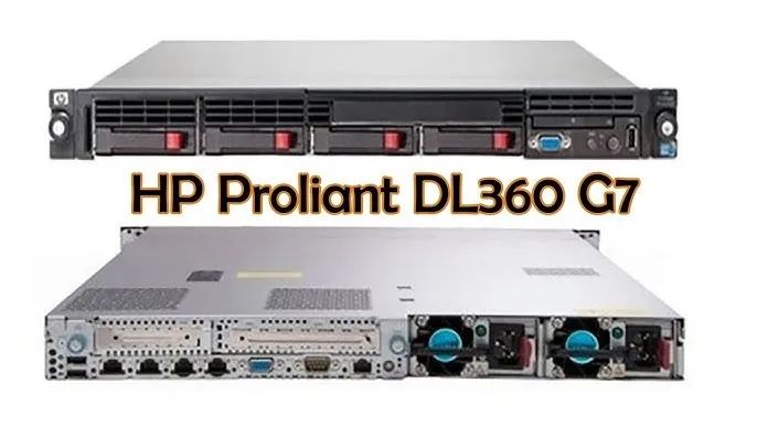 Servidor HP DL360 7 Geração 2 processadores  a partir