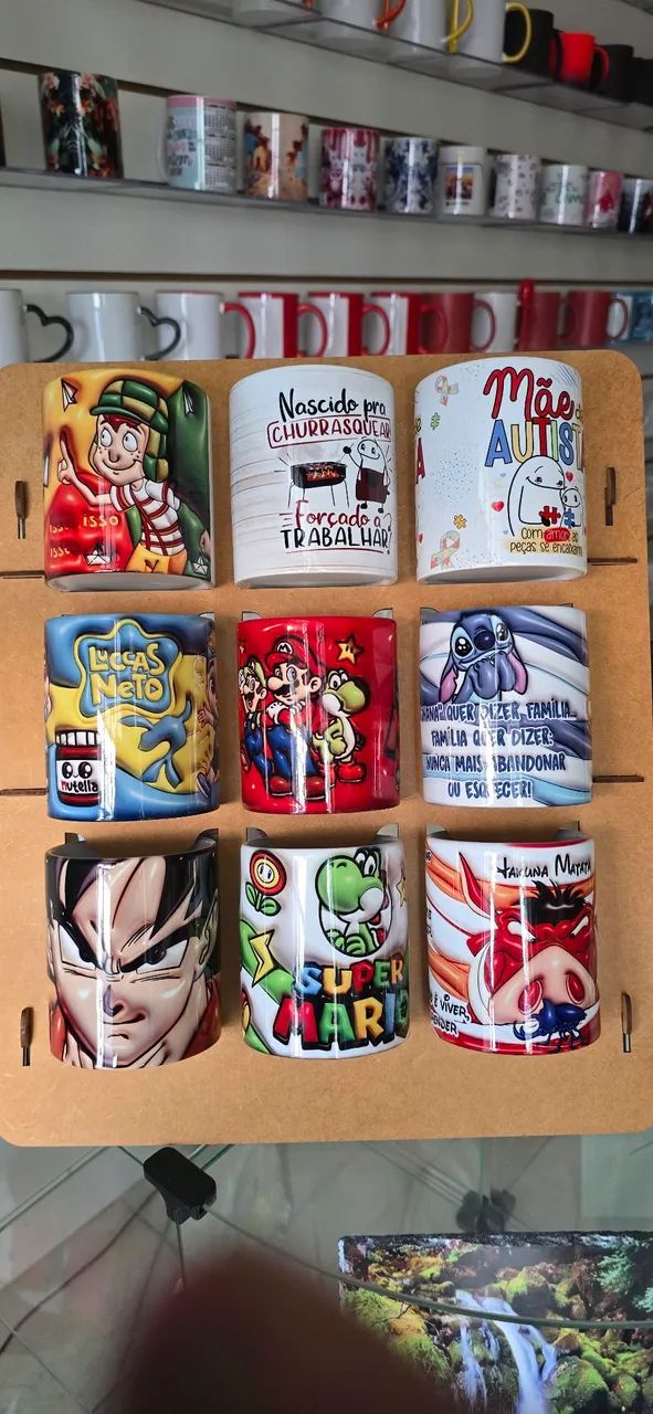 Canecas Personalizadas  Diversos Temas