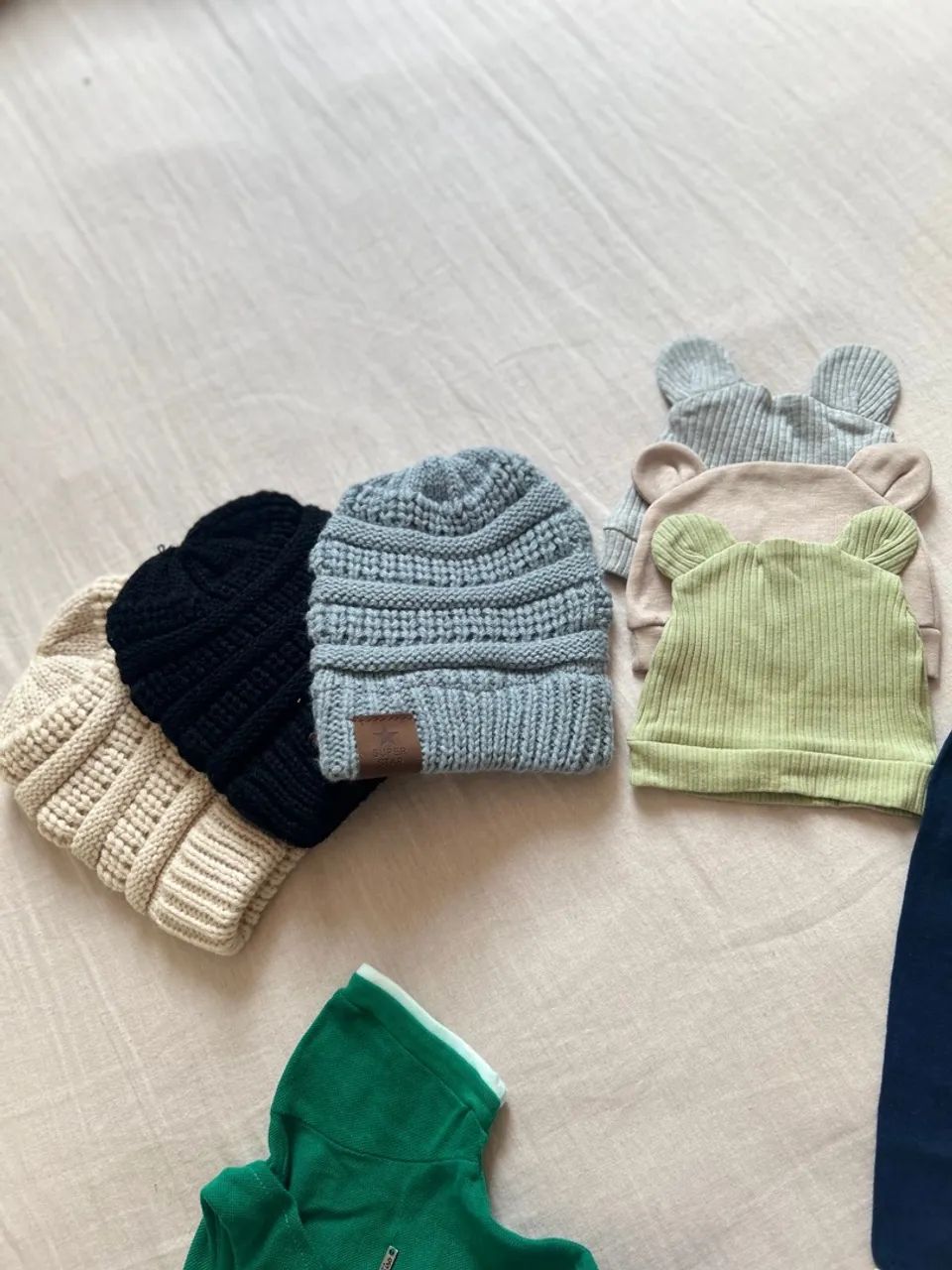 Conjunto de Roupas para Bebê - Verde, Branco e Azul - Foto 3